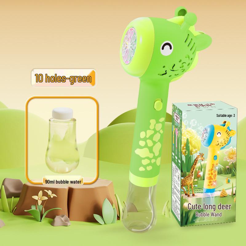 Unicorn Electric Bubble Maker: Kids' Automatic Light-Up Bubble Gun Gift
