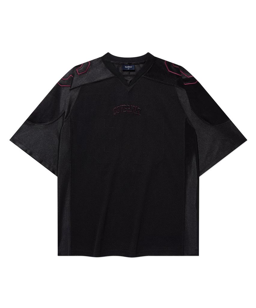 COVERNAT Blockcore Hockey Jersey T-Shirt Black