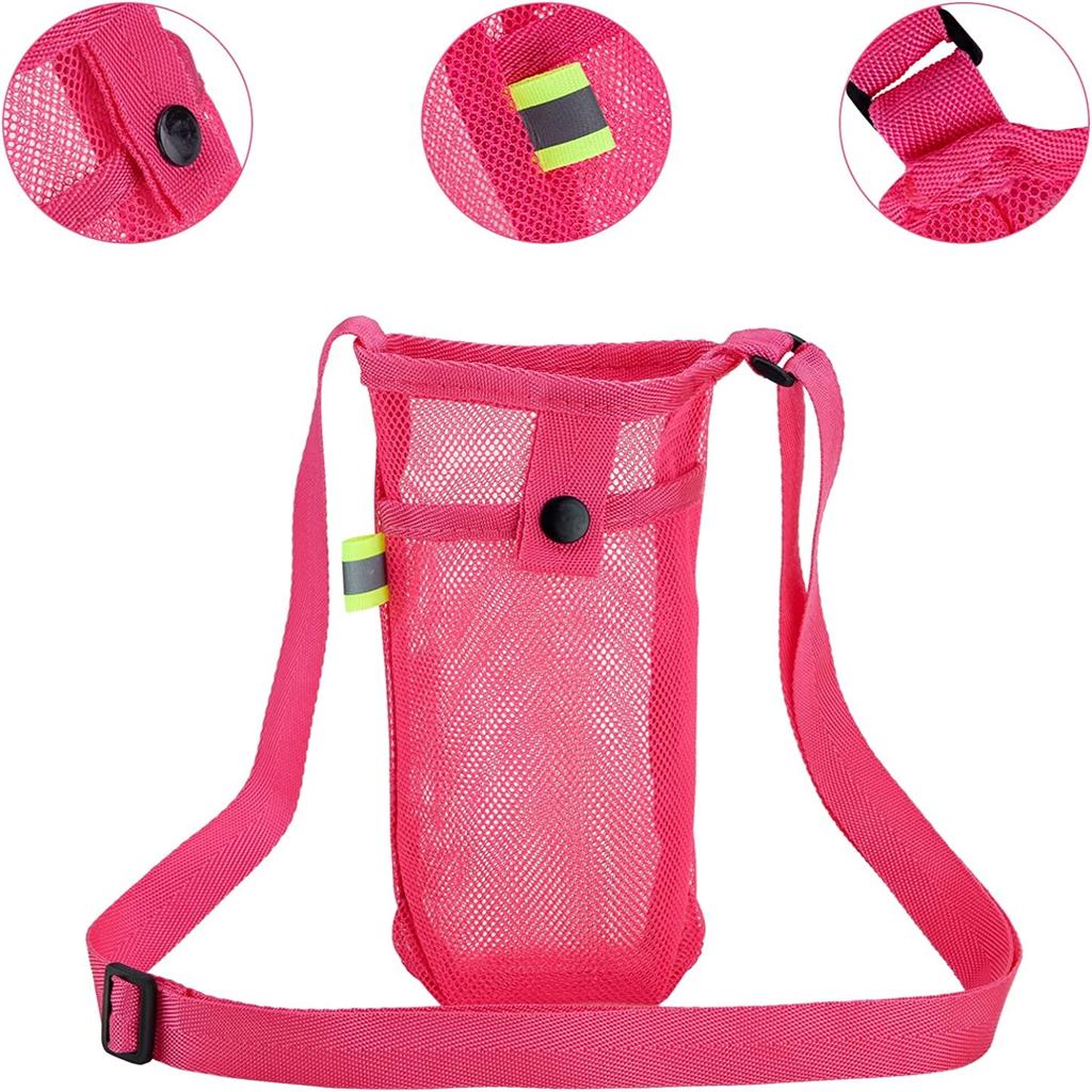 1 PC Mug Cover Protective Cover Mug Bag Mesh Slant Cross Outdoor Milk Tea Kettle Universal Kids Insulated Mug Cover Mesh