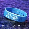 Fitness Alarm Clock Watch IP65 Waterproof Multifunctional USB Charging Digital Silent Vibration Wake-Up Sports Wristband