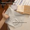 Ice Silk Seamless Antibacterial Women's Yoga Panties with Pure Cotton Peach Hip Design