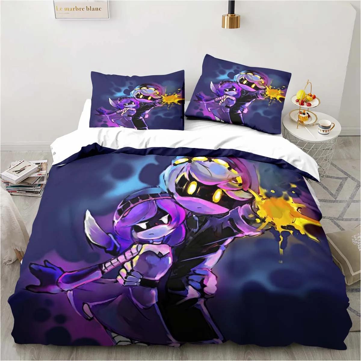 

Comforter New 3D Print Murder-Drones Cartoon Bedding Set Bed Set King Queen Twin Size Boys Girls Adults Comforter (quilt)-EU Single(135*200cm)3pcs