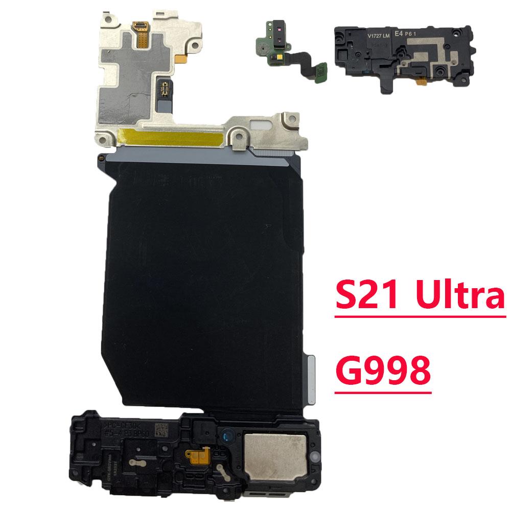 WIFI Signal Antenne Ladeanschluss Platine NFC Spule Micro LCD Hauptkabel 5G mmWelle Für Samsung Galaxy S21 Ultra G998N G998B G998U