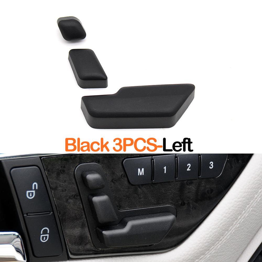Car Front Seat Backrest Headrest Adjust Switch Button Cover For Benz C E GLK ML GL CLS Class W204 X204 W166 W207 W212 W218