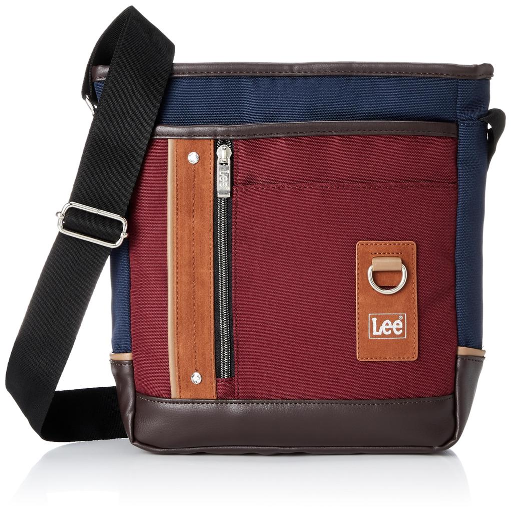 Mini Shoulder Bag Creature Vertical Shoulder Multifunctional Lightweight Large Capacity Town Casual Wine [Lee]