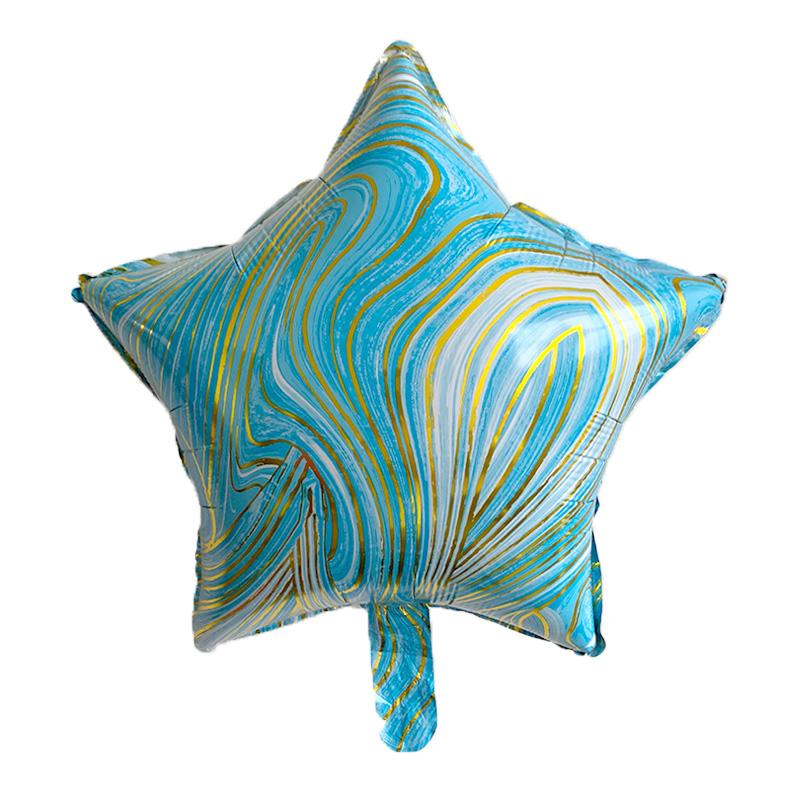 10pcs 18inch Gold Silver Foil Helium Star Balloon Wedding Decoration Baby Shower Kids Birthday Party Pure Air Globos Supplies