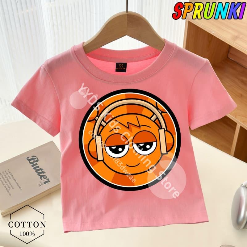 T-Shirts Kinder Sprunki T-Shirt Kinder Horrorspiel Incredibox T-Shirt Baby Mädchen Kurzarm T-Shirts Jungen Kleidung Cartoon Oberteile