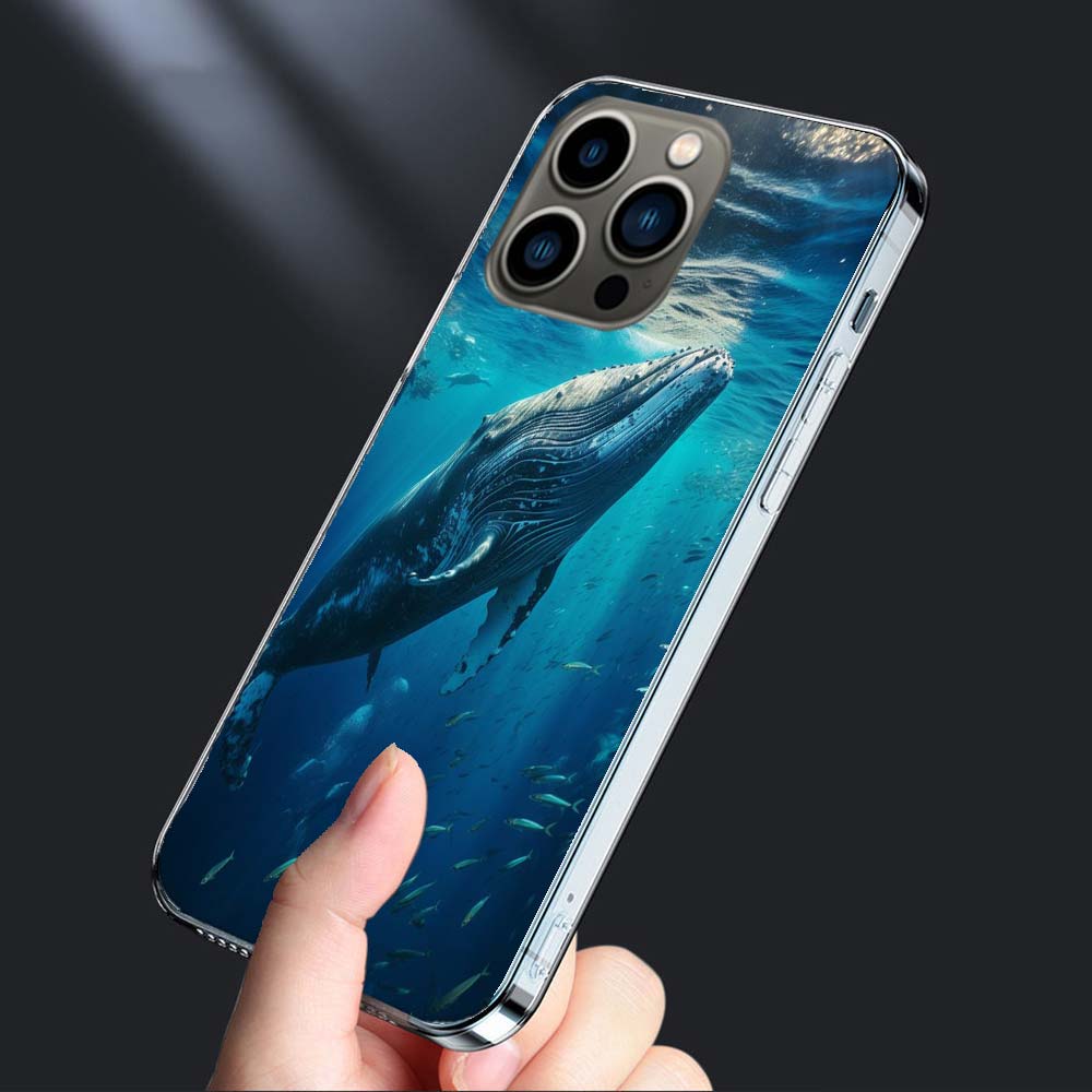 

Spectacular Humpback Whale Phone Case For Iphone 16E 15 Pro 14 Plus 17E 16 17 Pro Max Air 11 12 13 Mini Shockproof Capa Cute iPhone 14 Plus