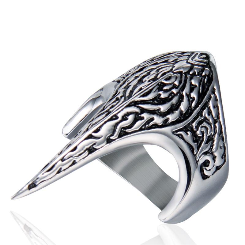 Vintage Eagle Claw Ring for Men Punk Gothic Style Bold Alloy Fashion Jewelry