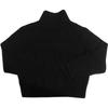 Polo Ralph Lauren FW24 Solid Logo Embroidered Pullover Long Sleeve Sweater Women Sweater Black 211956675-004