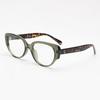 Occhiali da vista di lusso con finitura Cat Eye, miopia, unisex, occhiali da vista da vicino, anti-luce blu, diottrie negative