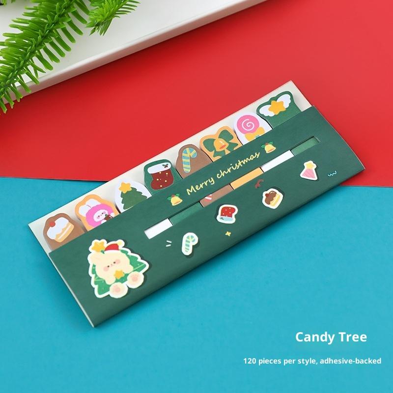 Weihnachts-Rudermaschinen-Notizen, Studenten Ins Niedliche Aufkleber Cartoon Hochwertige N Haftnotizen Schreibwaren