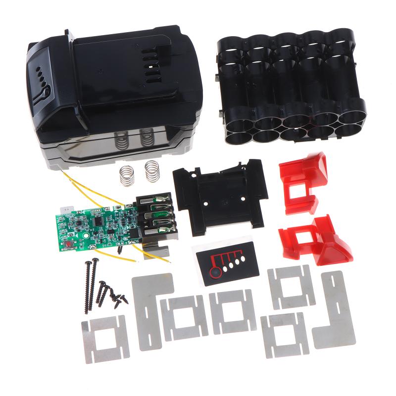 21700 Li ion Battery Plastic Case with Charging PCB Protective Board for DIY Power Bank Safe Storage Holder Organizer