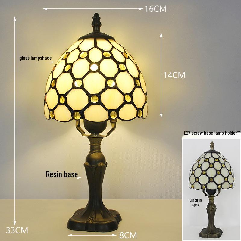 European Retro Dimmable Desk Lamp for Study, Cafe, or Bedroom