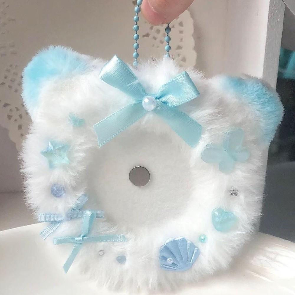 Lace Magnetic Anime Badge Holder Rose Ornate Ribbon Badge Flower  Ita Bag Accessories