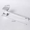 Attendrisseur de viande double face en alliage d'aluminium, outil de cuisine robuste et durable.