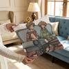Abaddon HHaunted HHotel Printed Pillow Cover Cushion Case Simple Sofa Pillow Case No Pillow Core