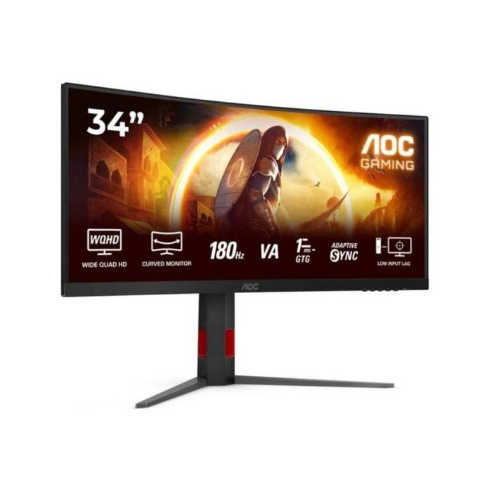 Monitor - AOC - CU34G4 - 21:9 - 1800R - Černá