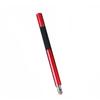 Lápiz Táctil para Pantalla 2 en 1 Punta de Disco y Fibra Construcción Premium Marcado Rojo Elegante para Dibujar Tomar Notas
