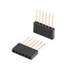 10ks 2,54mm Jednořadá Samice Dlouhé Piny 11mm Odlamovací Konektor Zásuvky Pin Headeru pro PCB Desku 2/3/4/5/6/8/10/15/20/40Pin