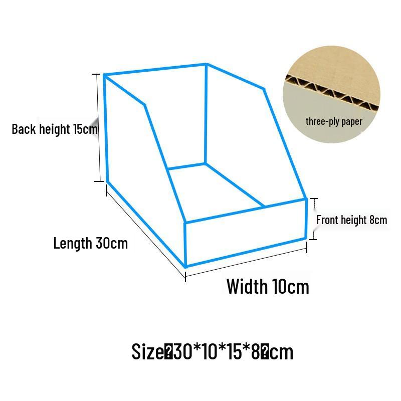 Five-Layer Super Hard Storage Organizer with Slanted Compartments for Warehouse or Supermarket