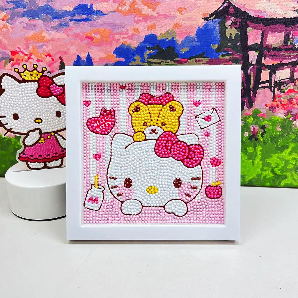 Free Shipping/Cartoon Diamond Painting Children'S Gift Handmade Cross Stitch Framed Diy Bedroom Sticker