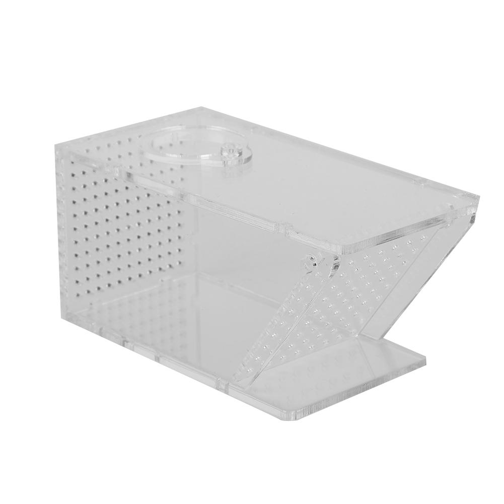 Acrylic Aquarium Fish Tank Freshwater Crab Pest Trap Catcher Box One Way Trap Box