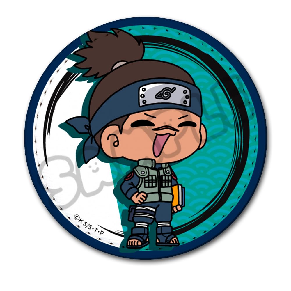 TV Anime Leather Badge ME  NARUTO  [Sea Dolphin] [Round]