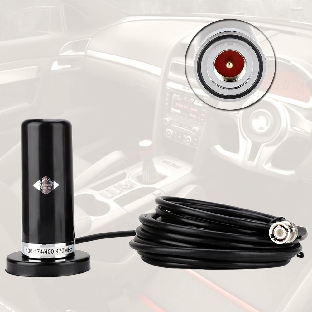 

Автомобильная мобильная радиостанция VHFUHF двухдиапазонная антенна BNC разъем для крепления на магнитной основе