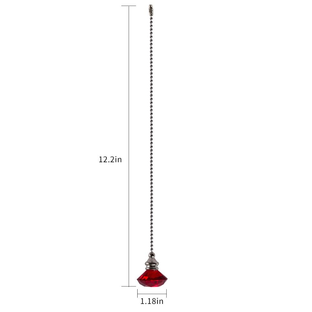 Crystal Chain Crystal Style Pull Chain for Ceiling Fan Crystal Style Pull Chain Cord Handle