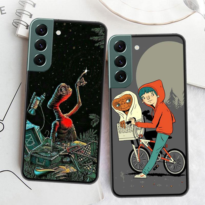 E.T. the Extra-Terrestrial Phone Case For Samsung Galaxy S22 S25 Ultra S21 S10 Plus S26 Edge S20 S23 S24 FE Cover Silicone S