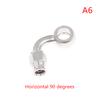Tubo Freno Idraulico Moto Motorbike An3 Raccordo Banjo M10X1 Connettore Acciaio Inossidabile 0° 28° 45° 90° 10.2Mm