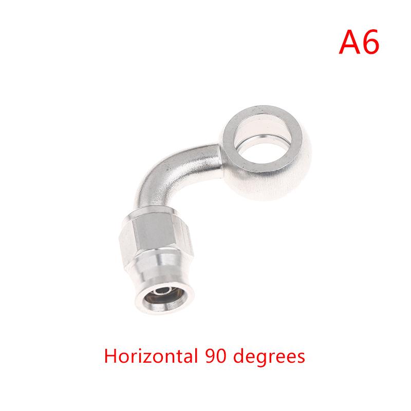 Tubo Freno Idraulico Moto Motorbike An3 Raccordo Banjo M10X1 Connettore Acciaio Inossidabile 0° 28° 45° 90° 10.2Mm
