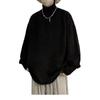 Herren Hochhals Vintage Japanischer Stil Pullover - Herbstmode Layered Strickoberteil