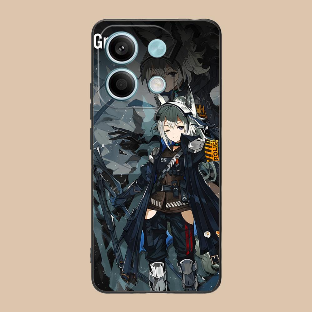 Arknights Grani Matte TPU Mobile Phone Case for Xiaomi 15 14 13 12 Mi 11 T Ultra Lite Pro S X 5G Colorful Printing Cover