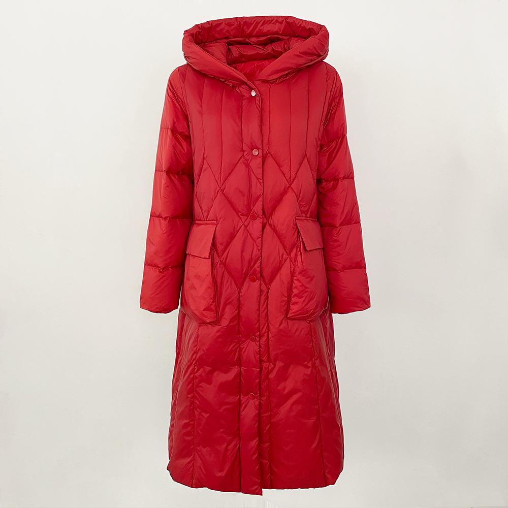 OFTBUY Зимняя повседневная утепленная куртка-пуховик в корейском стиле с капюшоном — фото 8