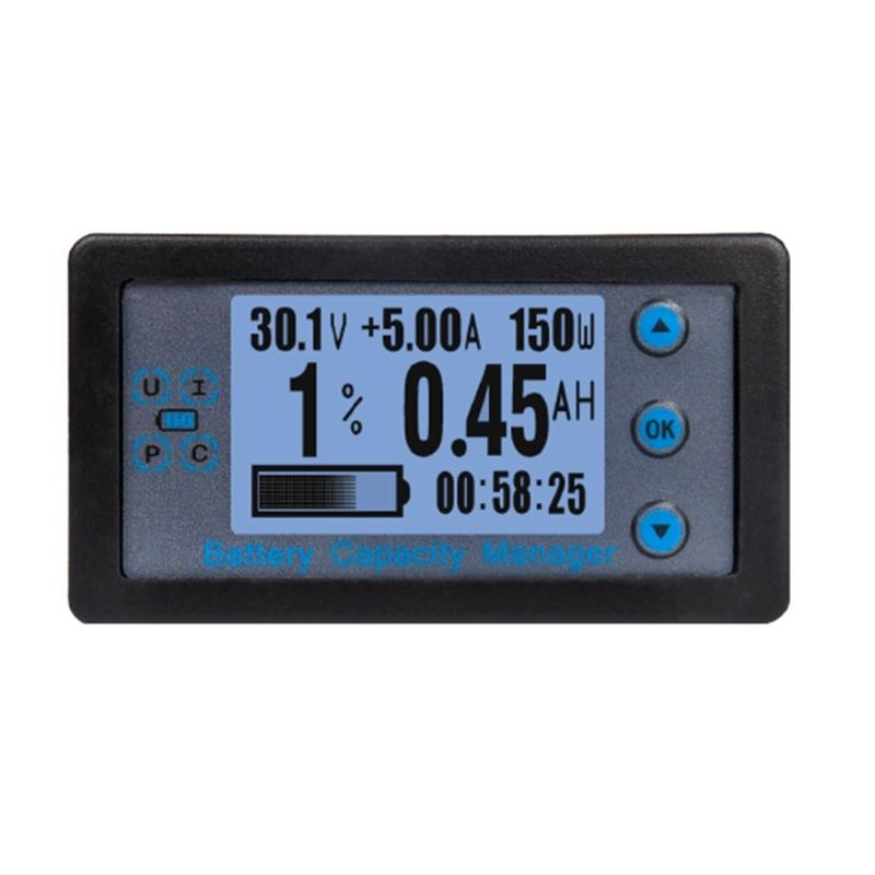 DC8-120V Battery Capacity Indicator Voltages Meter with Digital Display Waterproof Monitors Voltmeter Tester