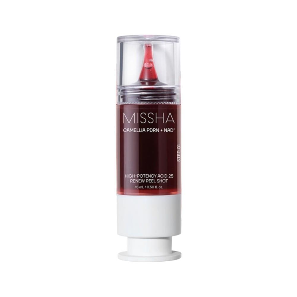 Missha PDRN NAD+ Renew Fill Shot 25 Resurfacing and Smoothing Facial Serum 15ml