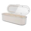 Clear Makeup Brush Holder   with   Lid for Dust   Beauty Sponge Storage Makeup Brush Holder