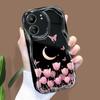 Cute Cartoon Pattern Cream Texture Casing Wavy Edge Soft Silicone Cover Phone Case for Xiaomi Redmi
