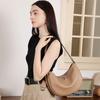 Leather Crescent-shaped Bag for Fashionable and Casual Women Single-shoulder Dumpling Bag for Underarm Women