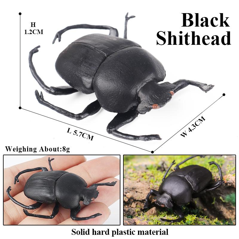 Oenux Wild Insect Animals Model Mantis Grasshopper Butterfly Bee Beetle Action Figures PVC Science Education Collection Kid Toy