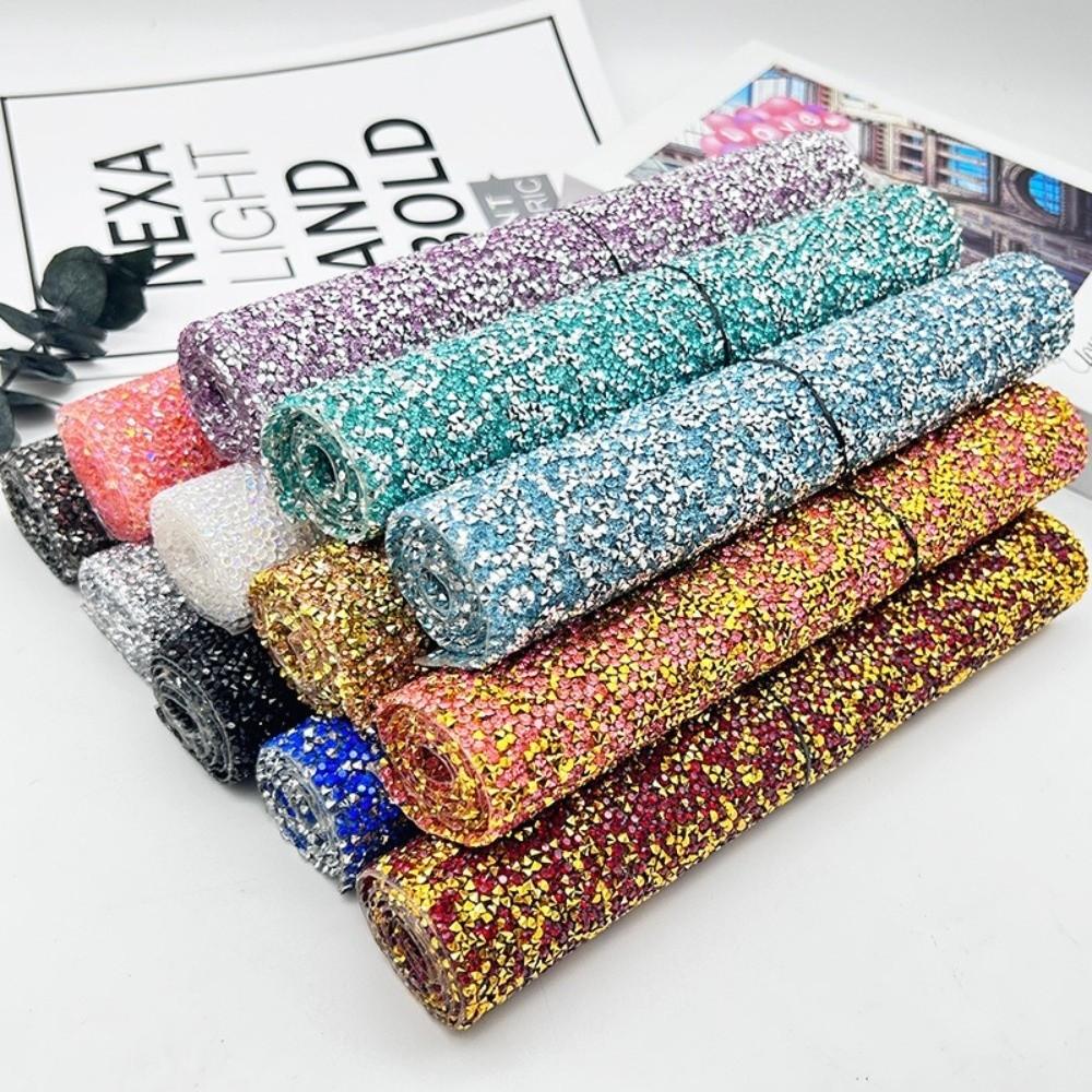 Self Adhesive Resin Rhinestone Colorful DIY Decorative Rhinestone Sticker Sparkling Shiny Crystal Sticker Bag Ornament