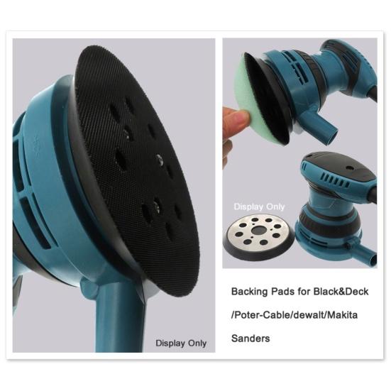 5 Inch 8 Hole 3 Nail Replacement Sanding Pad for Makita Electric Orbital Sander