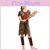 Colorful Cosplay Indian Costume For Kids Perfect For Halloween And Stage Performance
