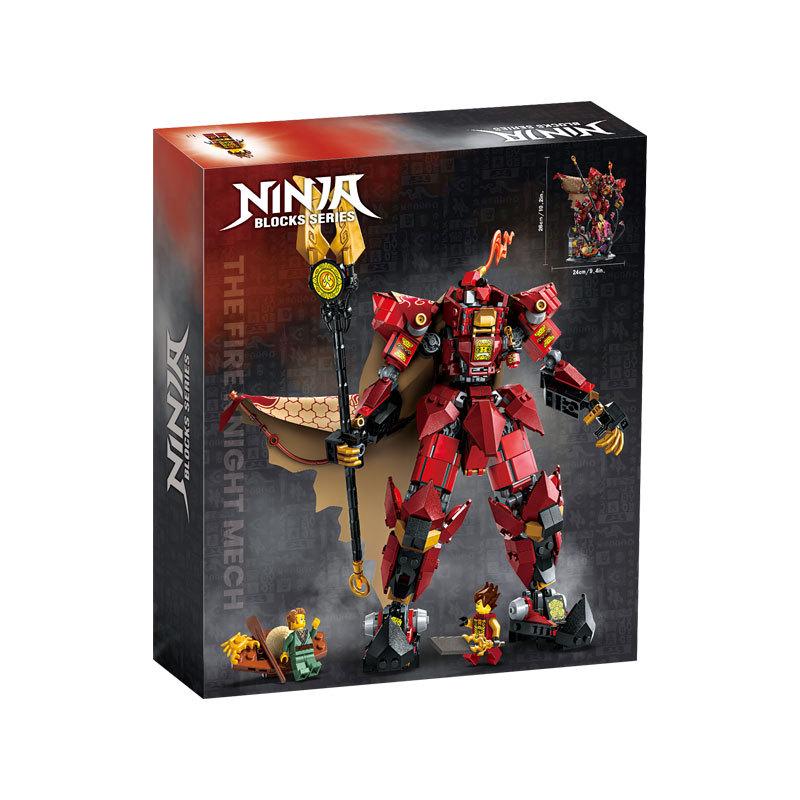 Ninjago Guardian Dragon Mech Car Educational Building Blocks for Kids