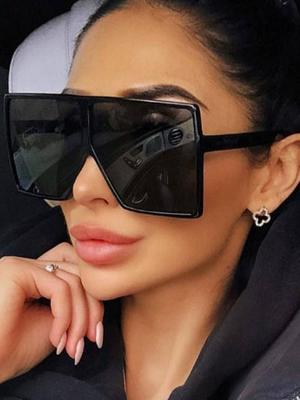 Square Women Sun Glasses Female Eyewear Eyeglasses Plastic Frame Uv400 Shade Fashion Driving New Oversized Sunglasses