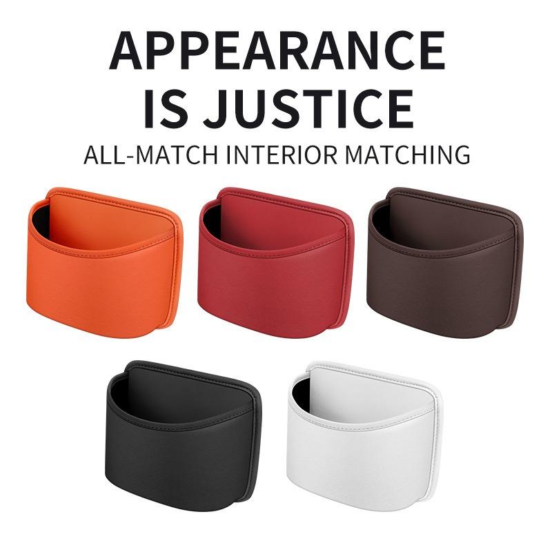 1PC car trash can portable door side hanging garbage box multi-function car trash can storage box storage