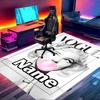 Custom Name Personalized Singer Print Carpet, Versatile Home Decor Rug, for Playroom, Apartment, Balcony, Entryway, Hallway Gift