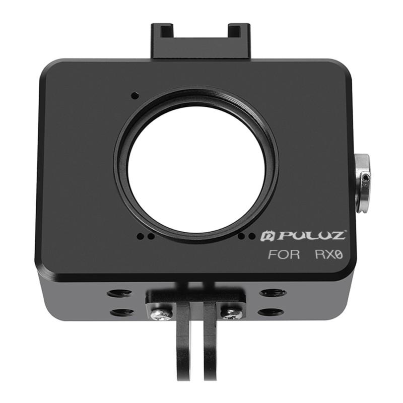 Color : Black Durable GuiPing Housing Shell CNC Aluminum Alloy Protective Cage with 37mm UV Lens & Base Mount & Screw for Sony RX0 Black Color : Black Durable GuiPing Housing Shell CNC Aluminum Alloy Protective Cage with 37mm UV Lens & Base Mount & Screw for Sony RX0 Black